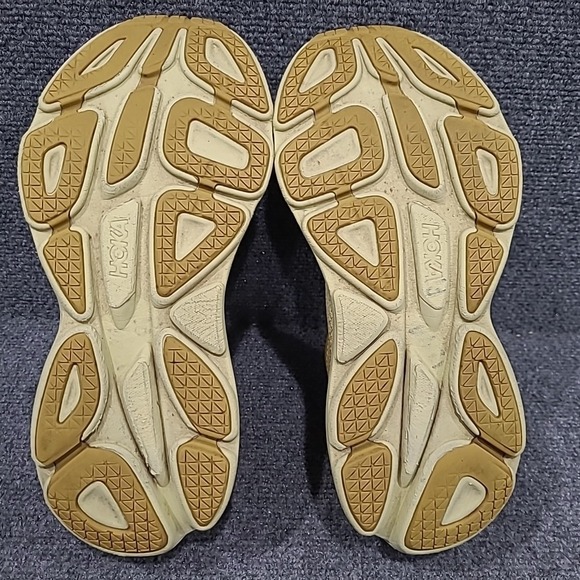 Hoka Bondi 8 Women's Sz 9.5 B Golden Yellow Lichen Celery Root Running Sneakers - Picture 10 of 16